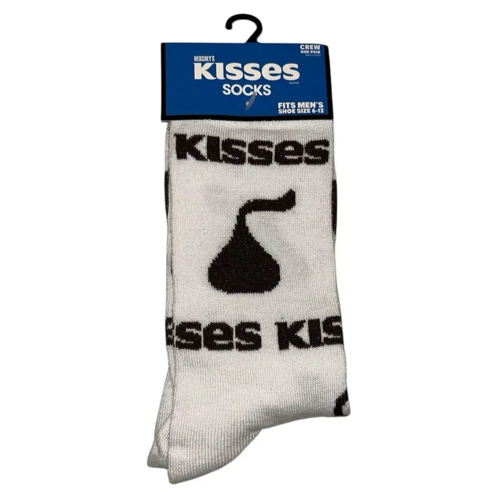 1x Hershey’s Kisses Novelty Crew Socks Adult Set Size 6-12